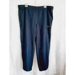 Men's Nike Blue Dri-Fit Pants Size M drawstring